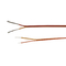 Chromel Alumel 24AWG Type K Thermocouple Cable With Kapton 0.8mm 0.5mm
