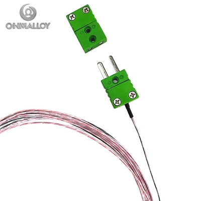 ANSI Green Type T Thermocouple Mini Plug (Cu/Constantan) per sensori criogenici